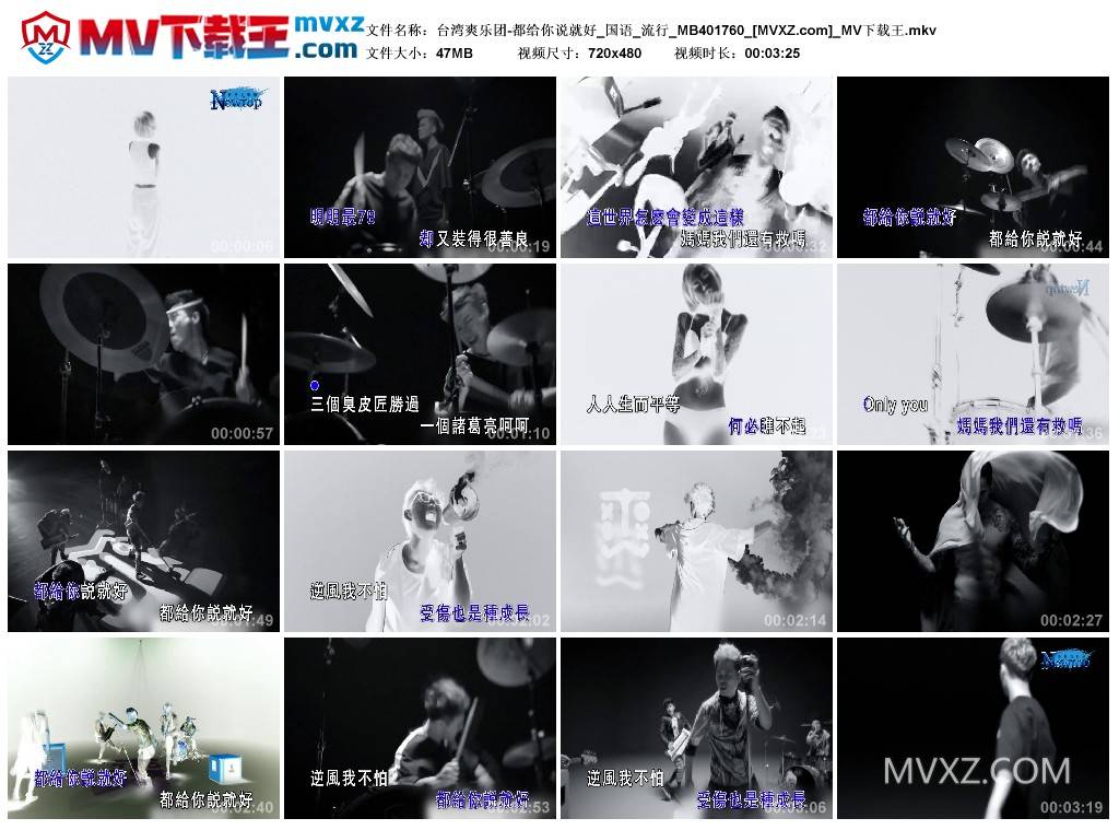 台湾爽乐团-都给你说就好_国语_流行_MB401760